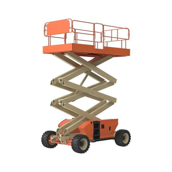 we provide delivery and pick-up services for our scissor lifts to make the rental process easier